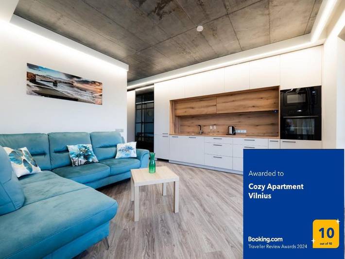 Gîte pour 4 personnes, avec vue et balcon à Vilnius