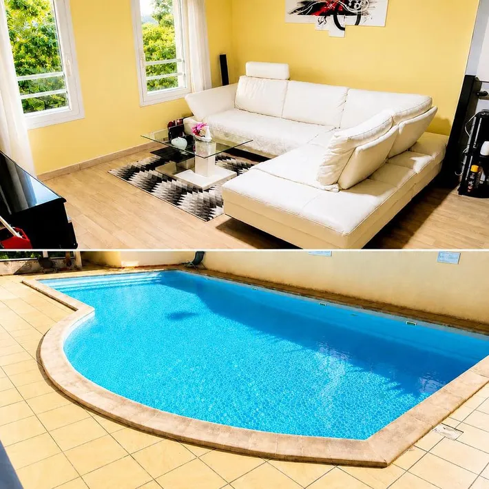 Appartement de vacances pour 4 personnes, avec balcon ainsi que piscine et vue - 1