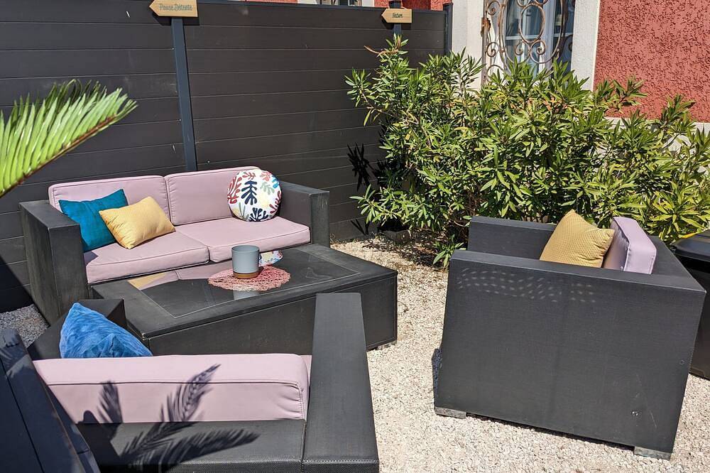 Ganze Wohnung, Bord de Mer Avec Jardin, Studio Côte D'azur in La Capte, Hyeres