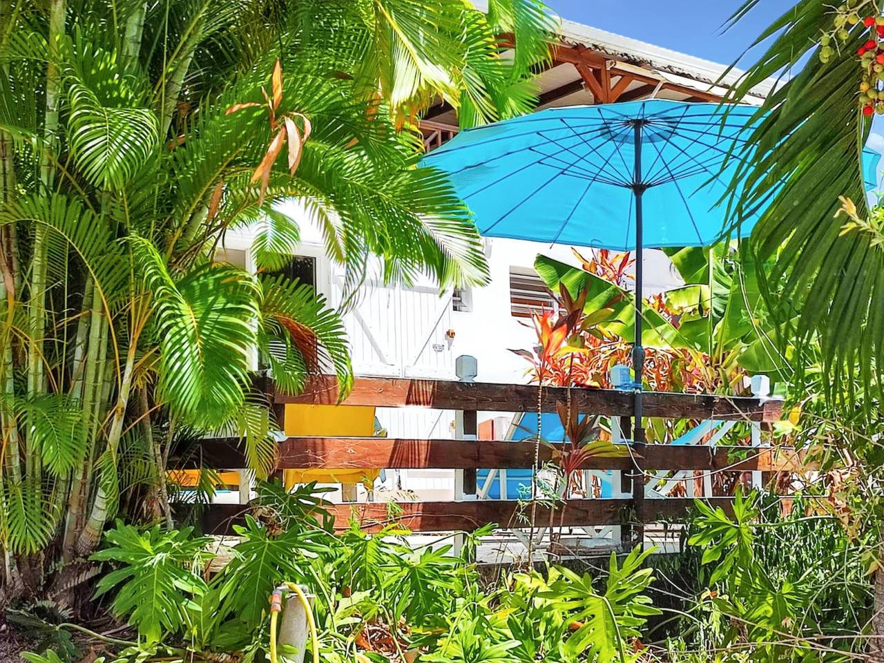Entire studio, Studio with Sea View in Marigot - 30 sqm - Garden in Vieux-Habitants, Guadeloupe (Caribbean)