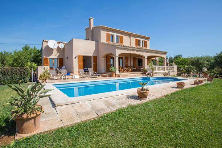 Finca für 8 Personen, mit Garten und Pool in Calonge (Mallorca)