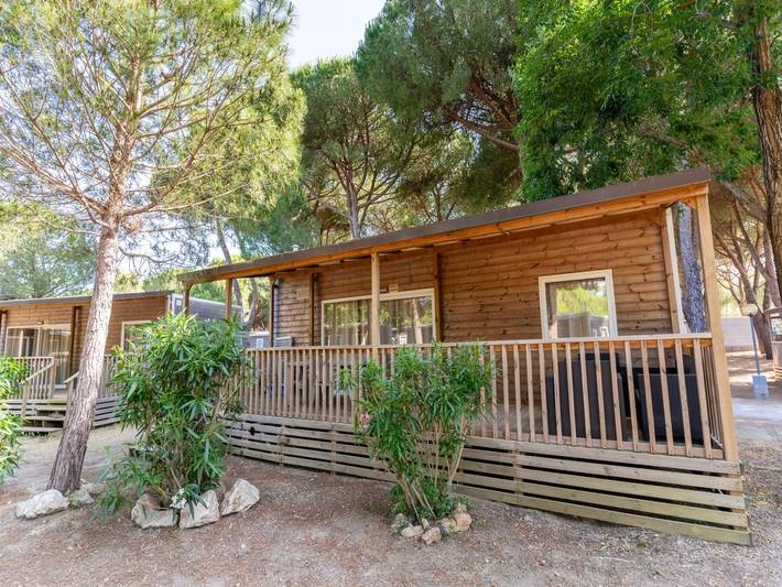 Camping für 4 Personen, mit Terrasse und Pool sowie Kinderpool in der Maremma