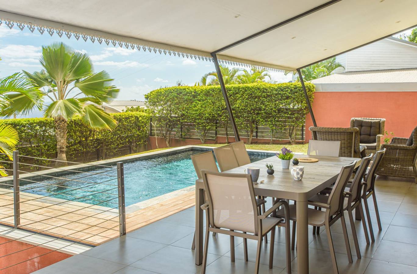 Villa Pay d'Or avec piscine chauffée et vue sur océan in Saint-Leu, Île de la Réunion
