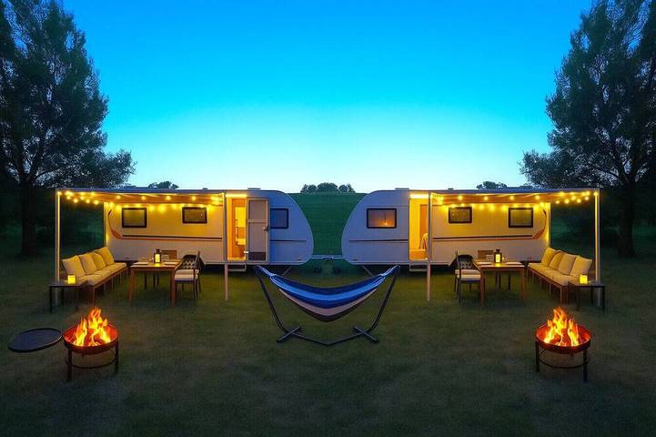 Camping für 8 Personen in der Schweiz