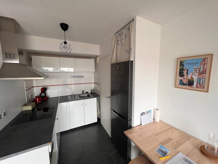 Hel lägenhet, Apartment 'T2 Muses' with Private Terrace, Wi-Fi and Air Conditioning in Le Crès, Medelhavskusten (Frankrike)