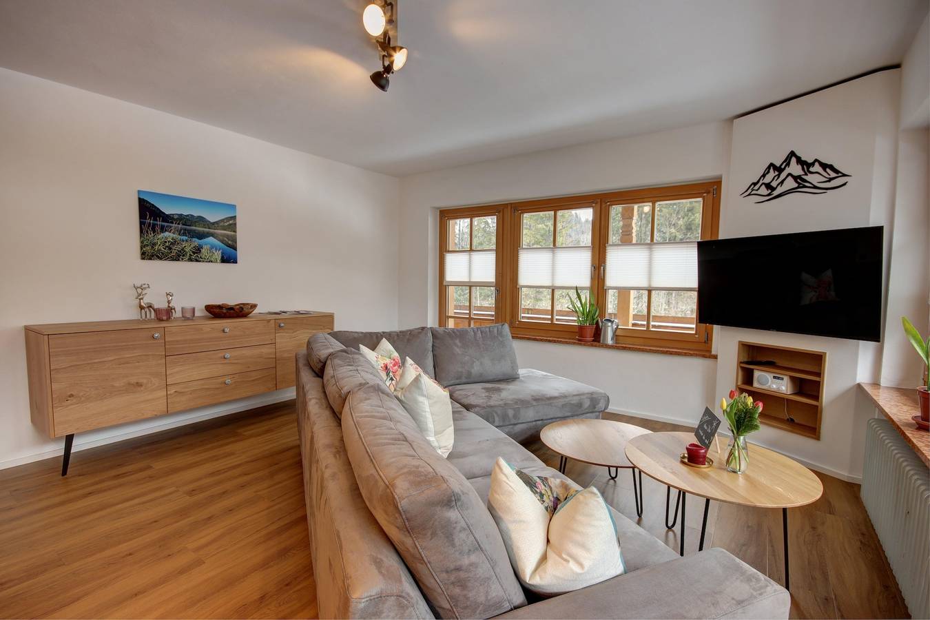 Appartement de vacances entier, Ferienwohnungen Birmoser inkl. Chiemgaukarte - A Appartement Rauschberg 72m², balcon, cuisine, 2 ch. à coucher, 1 ch. à vivre, Wlan in Ruhpolding, Alpes bavaroises