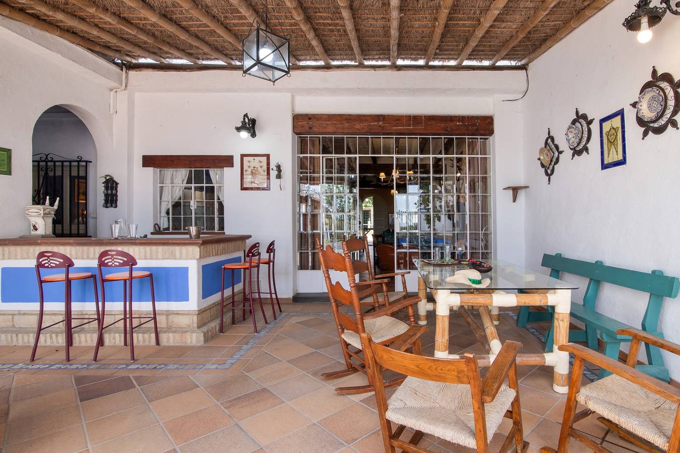 Landhaus im Zentrum von El Rocío für 22 Personen mit Stallungen und Innenhof in El Rocío, Almonte