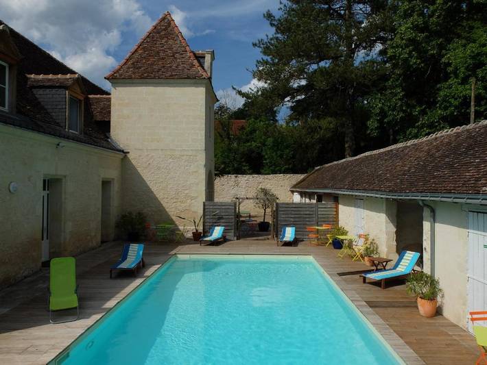 Location de vacances pour 2 personnes, avec piscine ainsi que terrasse et vue à Montlouis-sur-Loire - 2