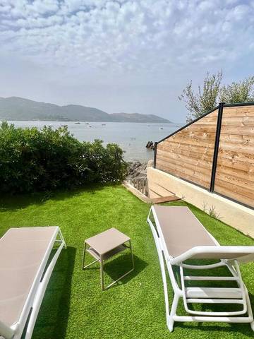 Gîte pour 4 personnes, avec jardin et vue, animaux acceptés dans Plage de Tiuccia