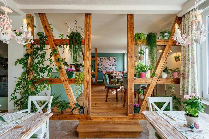 Ferienhaus, mit Terrasse und Garten sowie Ausblick in Brombachtal
