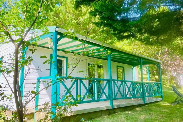 Chalet pour 6 personnes, avec Piscine à Camon