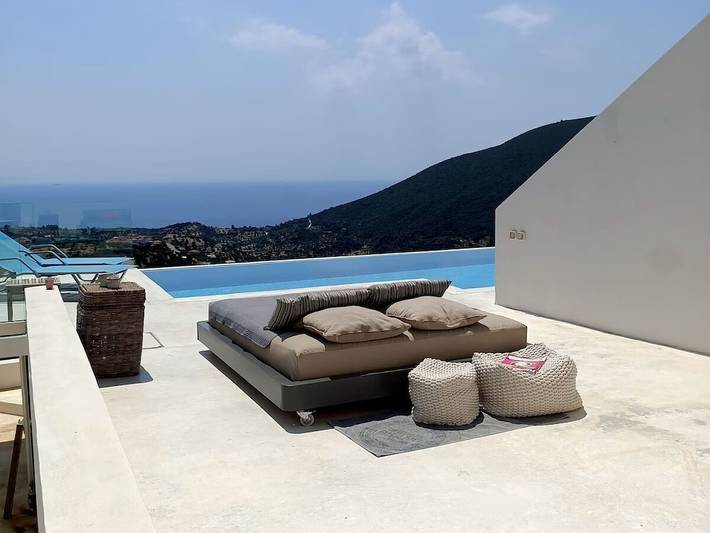 Ferienhaus für 8 Personen, mit Ausblick und Balkon sowie Pool auf den Peloponnes - 4