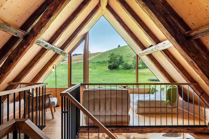 Ferienhaus für 5 Personen, mit Garten und Balkon sowie Seeblick in Mittlerer Schwarzwald - 2