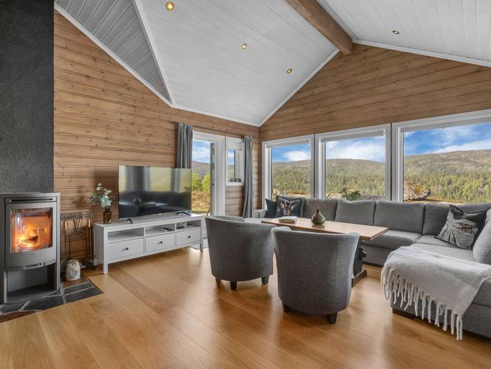 Ferienhaus für 10 Personen, mit Terrasse und Garten in Åseral - 3