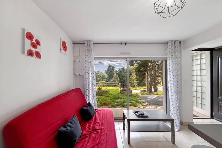 Appartement de vacances pour 3 personnes, avec jardin et balcon à Font-Romeu-Odeillo-Via