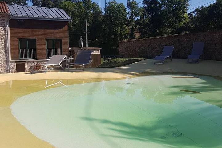 Gîte pour 13 personnes, avec jardin, animaux acceptés dans Croizet-sur-Gand
