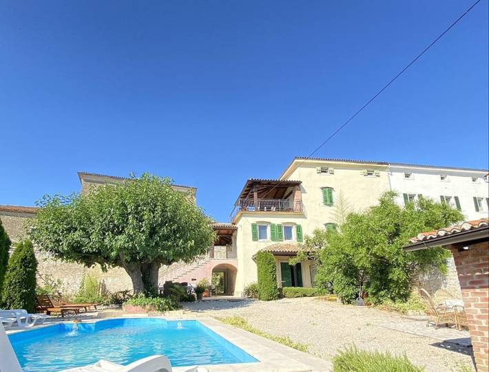 Villa per 12 persone, con panorama e piscina nonché giardino in San Marco