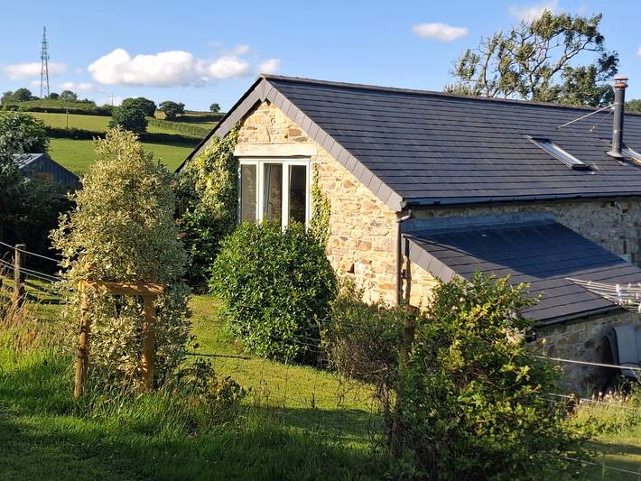 Log cabin for 8 people, with Garden in Dartmoor