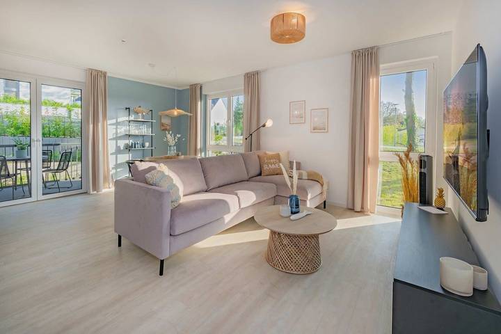 Ferienwohnung für 4 Personen, mit Balkon/Terrasse und Balkon, mit Haustier in Kölpinsee - 3