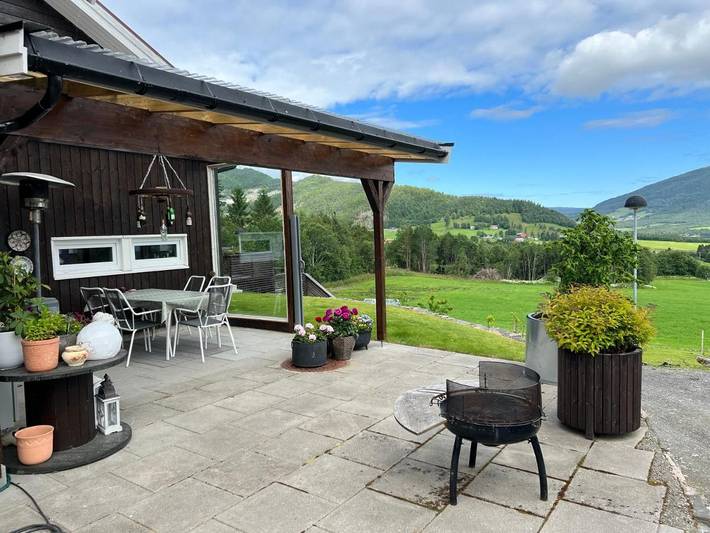Ferienwohnung für 3 Personen, mit Terrasse und Garten sowie Seeblick und Ausblick in Eide - 4