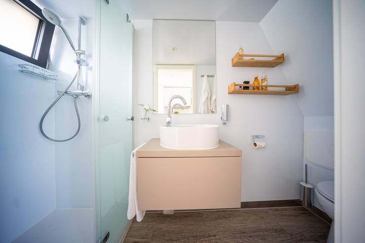 Ganze Ferienwohnung, Mobilheim, Dusche, Wc, 2 Schlafräume in Merzig, Saar-Nahe-Bergland