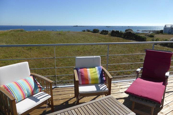 Location de vacances pour 5 personnes, avec Balcon et Jardin dans Plage du palue du Cosquer