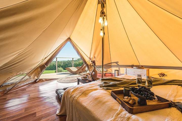 Camping für 2 Personen, mit Ausblick und Sauna sowie Garten und Terrasse in Polnische Ostsee - 3