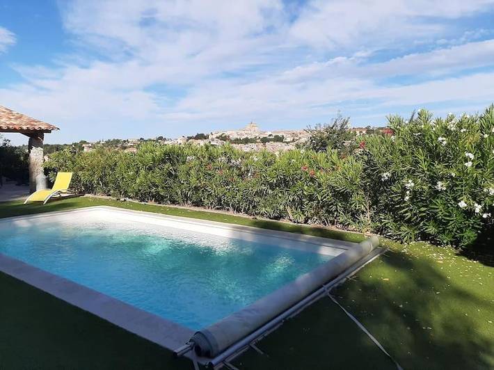 Villa for 8 people, with pool and view as well as garden - 1