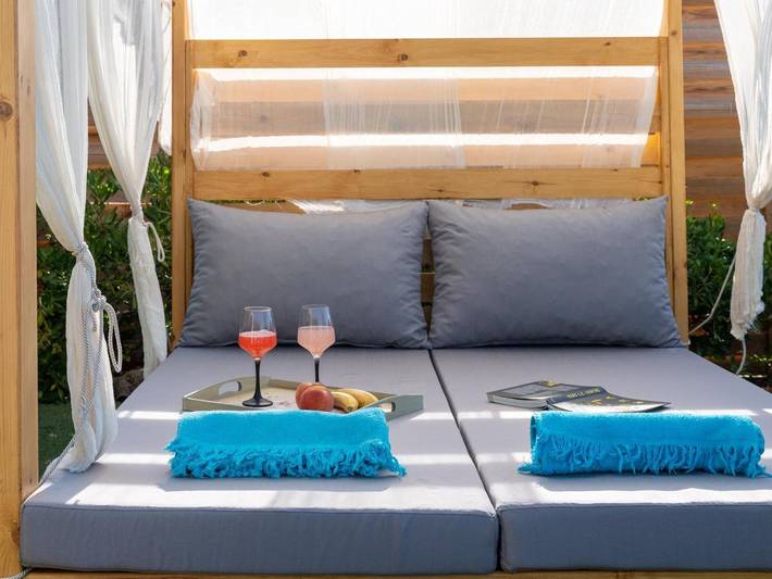 Villa pour 6 personnes, avec jardin ainsi que vue et piscine, animaux acceptés dans Malia - 4