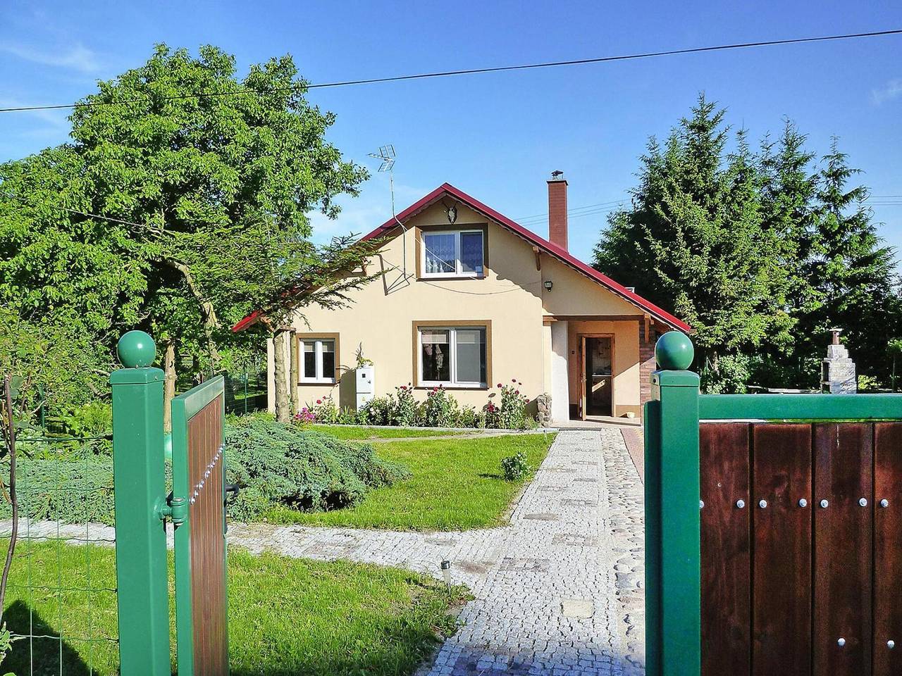 Haus in Wiejkowo nahe Stettiner Haff in Stettiner Haff