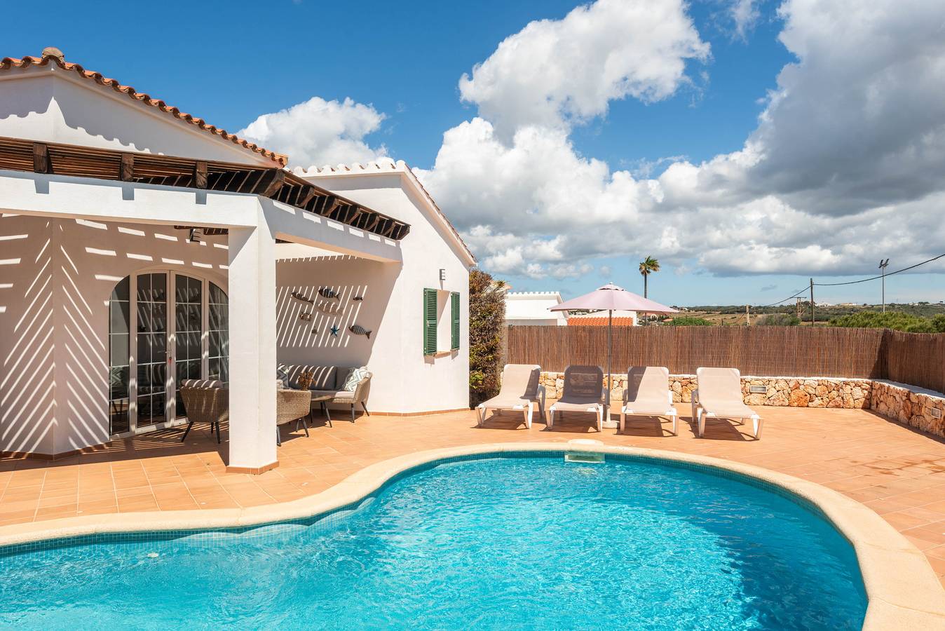 Villa Rouss in Cala en Porter, Municipio de Alaior