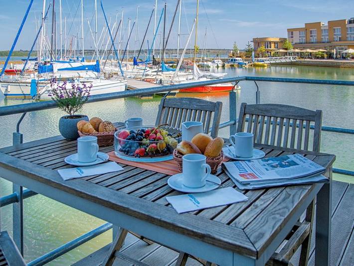 Ferienhaus für 4 Personen, mit Balkon und Sauna sowie Seeblick im Leipziger Neuseenland - 2