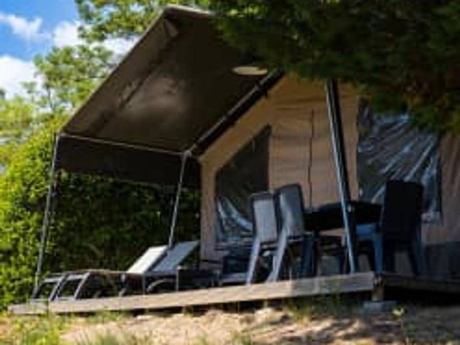 Camping Rcn Les Collines de Castellane - Safarizelt 6 personen - Glamping-Zelt Tournesol in La Garde (Alpes-de-Haute-Provence), Regionaler Naturpark Verdon