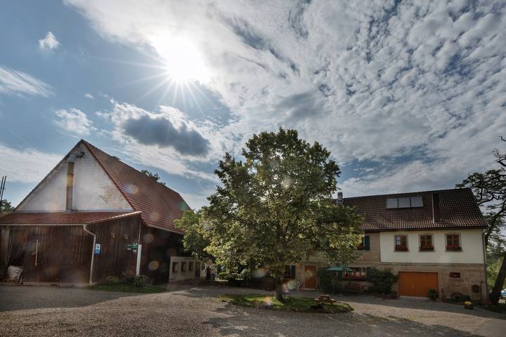 Ferienwohnung für 4 Personen, mit Balkon/Terrasse und Garten
