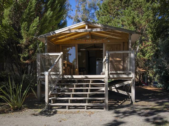 Chalet pour 4 personnes, avec bassin pour enfant