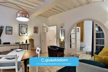 Gîte pour 4 personnes, adapté aux familles dans Plage Du Bon Secours Saint Malo