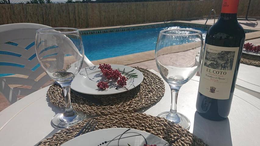 Location de vacances pour 8 personnes, avec piscine ainsi que vue et jardin, animaux acceptés à Loja - 3