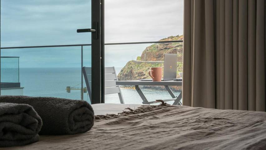 Maison d’hôte pour 2 personnes, avec Balcon et Vue à Machico