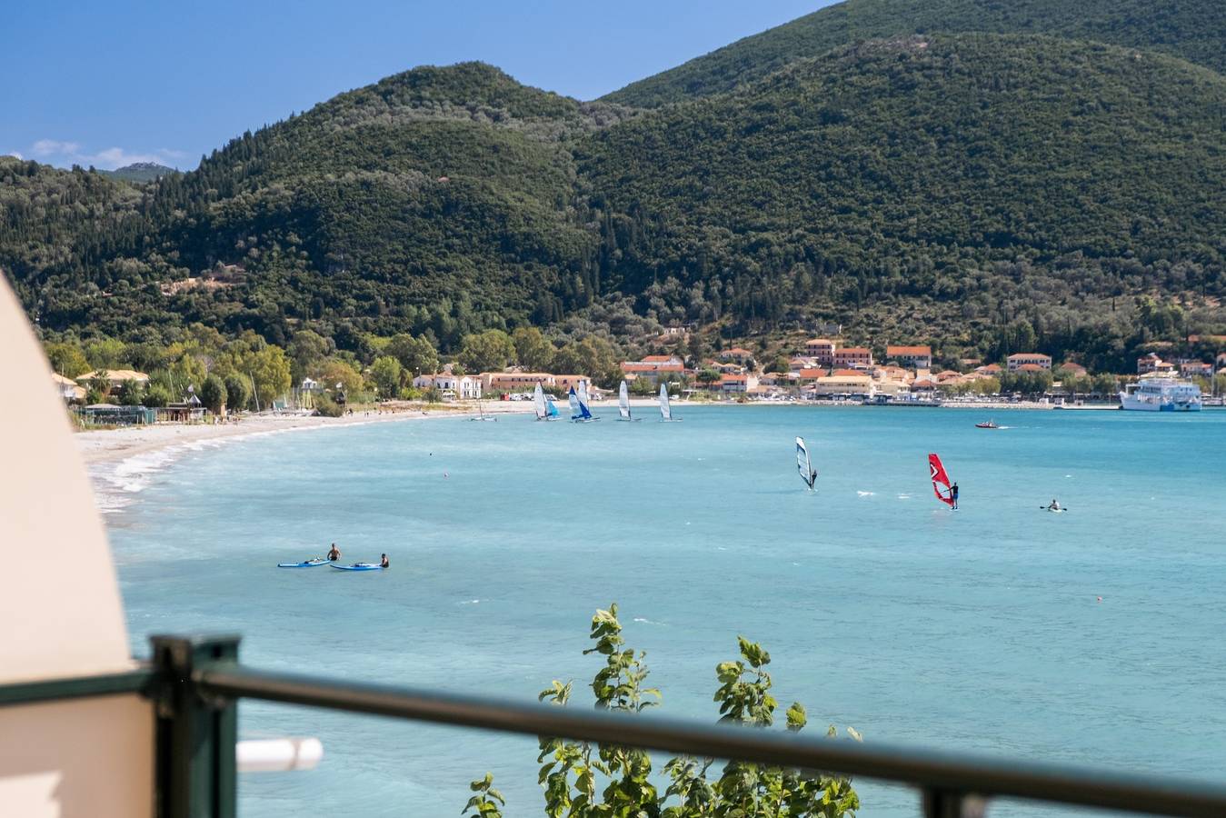 Ganze Wohnung, Ferienwohnung 'Apostolos Apartment 3' nahe dem Strand mit Meerblick und Wlan in Vasiliki, Griechenland