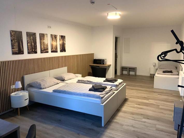 Ferienwohnung für 3 Personen, mit Terrasse und Ausblick in Reken