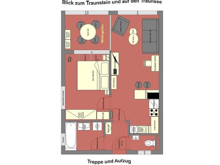 Ferienwohnung mit 1 Schlafzimmer in Gmunden, Bezirk Gmunden