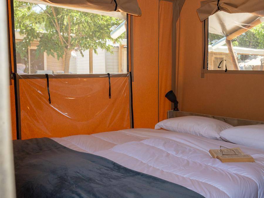 Trasimeno Glamping Resort - Zelt 5 personen - Safaritent Comfort Trasimeno in Passignano sul Trasimeno, Lago Trasimeno