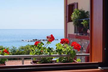 Gîte pour 5 personnes, avec vue et balcon à Agnone Cilento