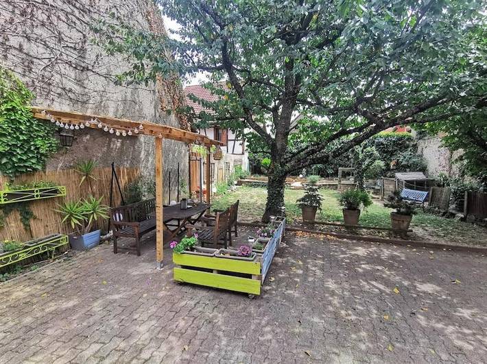 Appartement de vacances pour 4 personnes, avec jardin