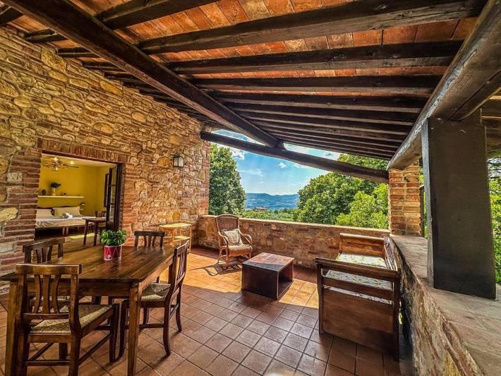 Agriturismo per 2 persone, con Terrazza e Giardino nonché Panorama a Città della Pieve