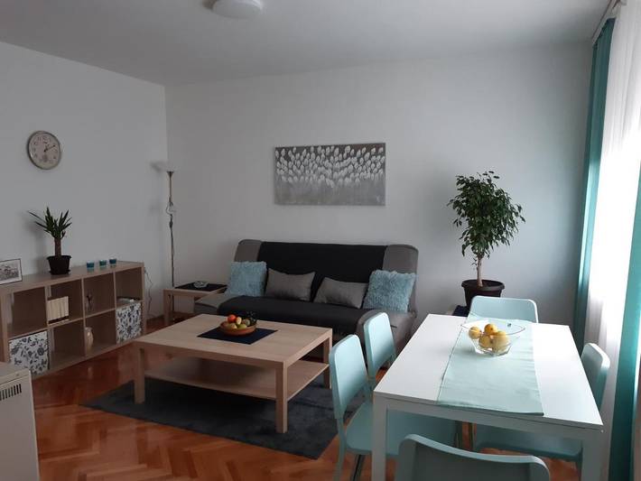 Appartement de vacances pour 5 personnes, avec Balcon ainsi que Terrasse et Vue