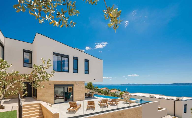 Villa pour 10 personnes, avec sauna et balcon à Okrug Gornji - 3