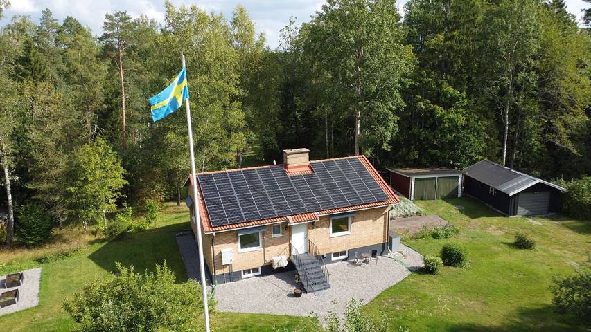 Ferienhaus für 5 Personen, mit Ausblick und Garten