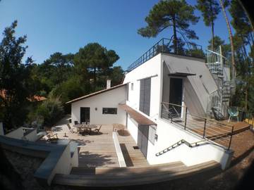 Gîte pour 5 personnes, avec vue et jardin dans Le Moulleau