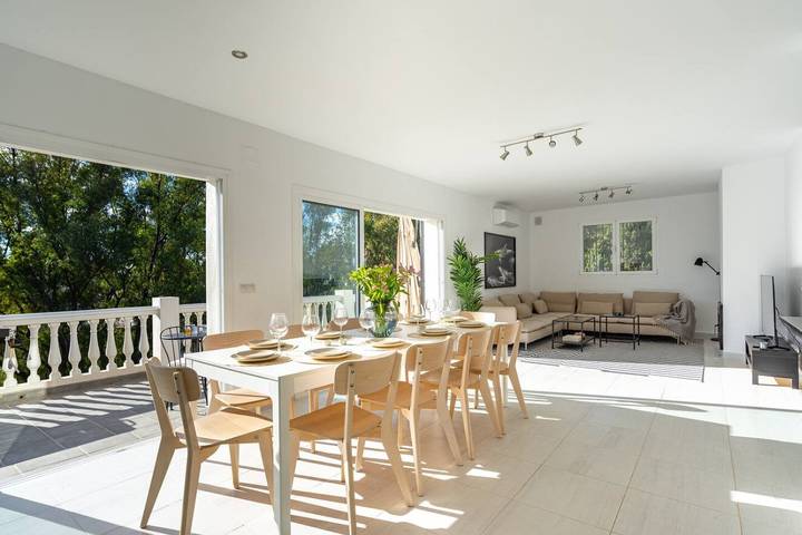 Ferienhaus 'Moderne Villa mit privatem Pool' mit Meerblick, WLAN und Klimaanlage in La Cala de Mijas, Mijas